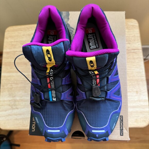 Salomon Speedcross 3 CS W - Deep Blue and Purple - Picture 6 of 8